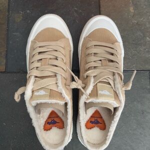 Rocket Dog Cheery Natural Corduroy Mule Sneakers